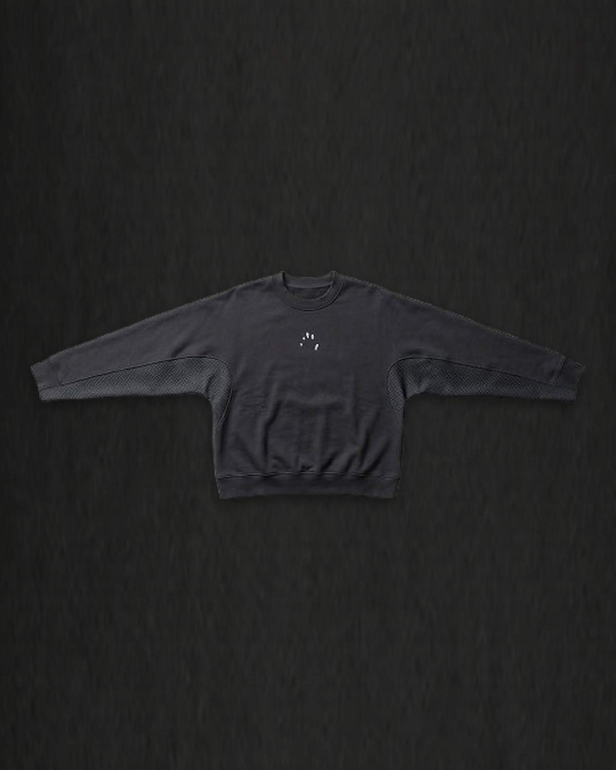 CORE LONGSLEEVE negra, vista delantera